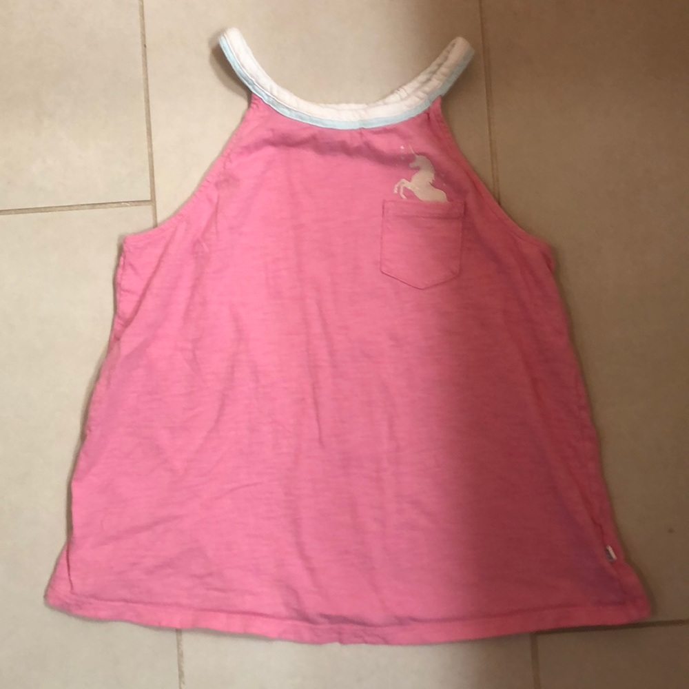 GAP Kids Pink Unicorn Tank Top